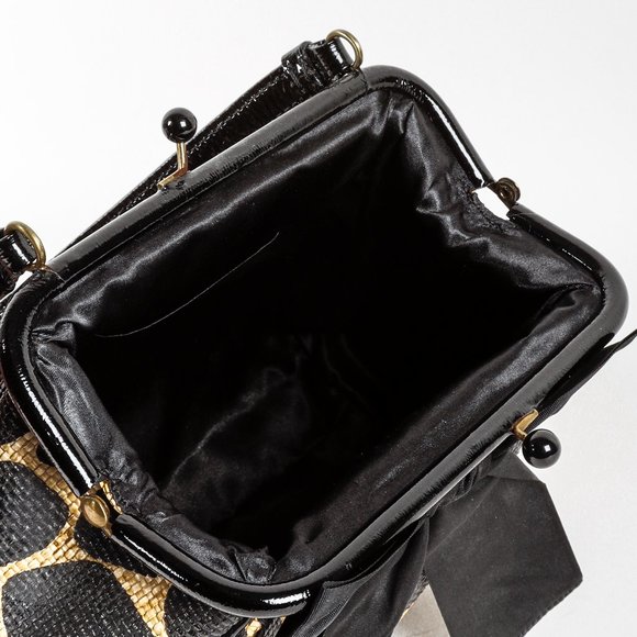 Moschino Cheap and Chic Animal Print Woven Handbag - Picture 10 of 11